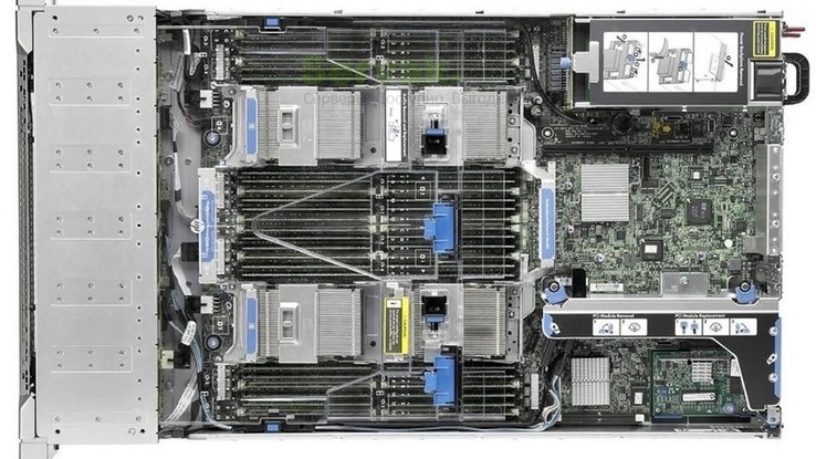 Мощный сервер HP DL560 G8 Gen8 384 RAM 4 CPU 4650 (32 ядра 64 потока), фото №3