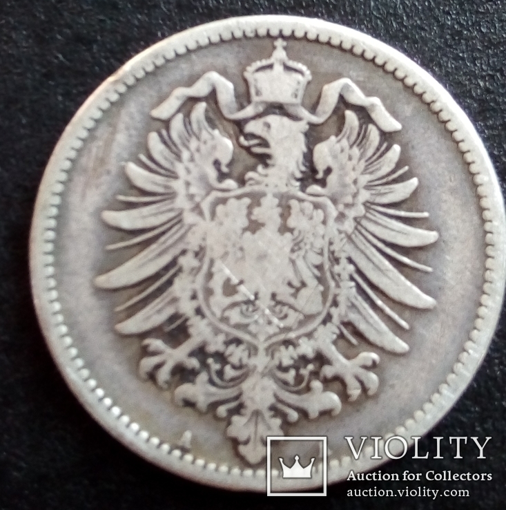 1 марка, 1876 г Германия, фото №9