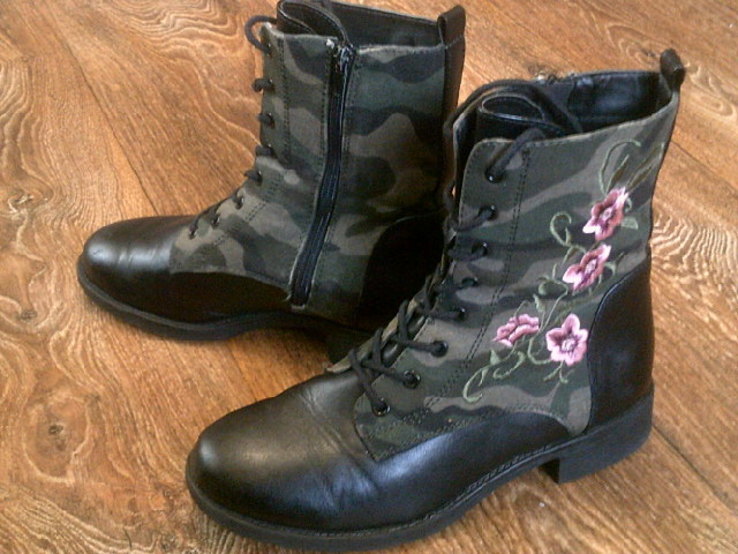 Graceland - камуфляж стильные ботинки разм.38, фото №3