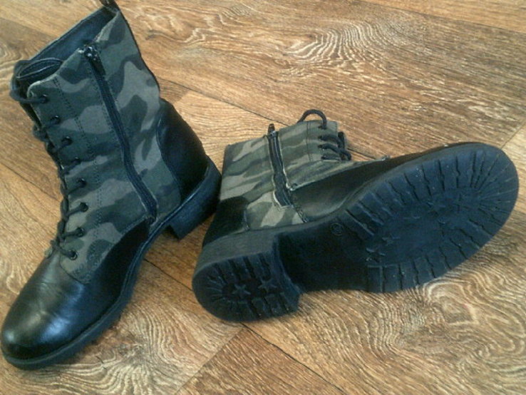 Graceland - камуфляж стильные ботинки разм.38, photo number 11