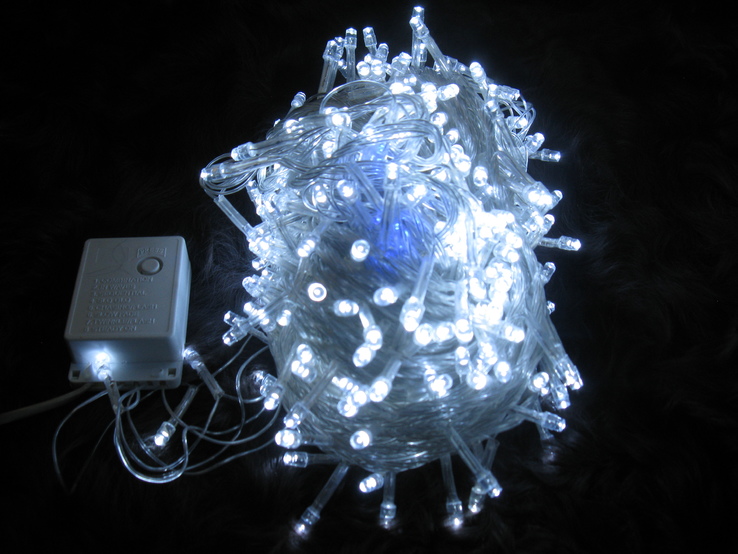 Гирлянда новогодняя белый цвет свечения 500 LED , 40 метров ., фото №6