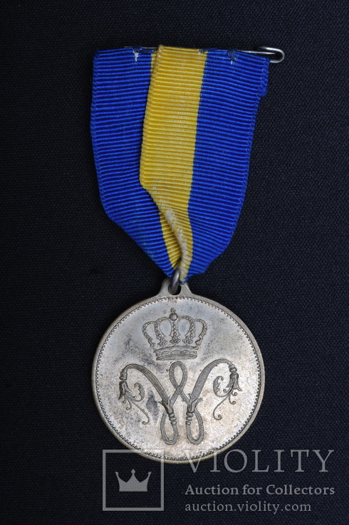 Медаль ветерану,в честь 25-ти летия франко-прусской войны,1895 год