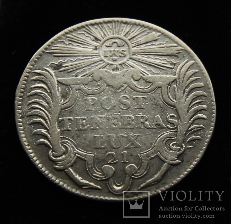 21 соль 1710 г Женева Швейцария серебро 4.77 г