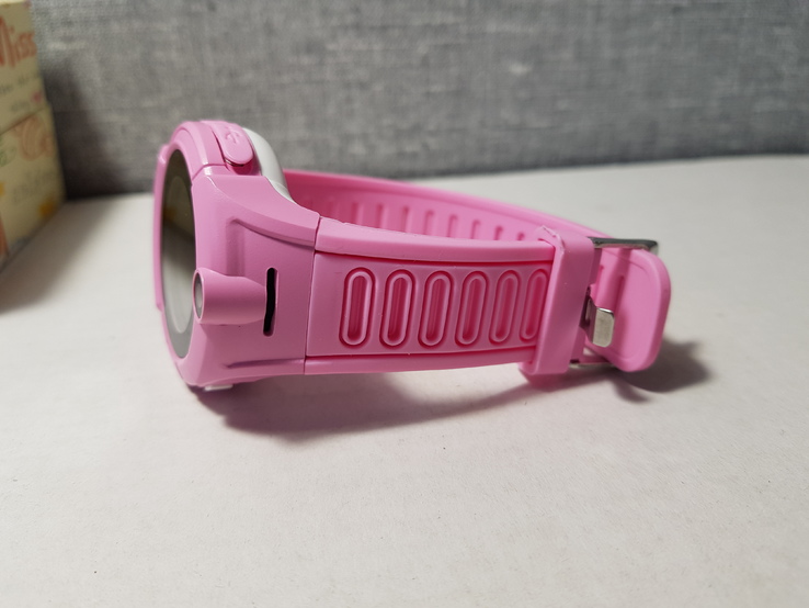 Детские телефон часы с GPS трекером Q360 Pink, photo number 4
