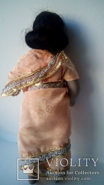 Кукла этническая полностью фарфоровая в национальном Индианка Европа, фото №7