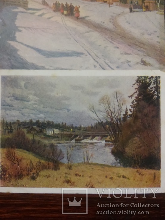 4 почтовых карточек 1951-1956 годов, фото №4