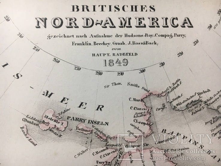 Карта Канада. 1849р. (лист 295*245), фото №2
