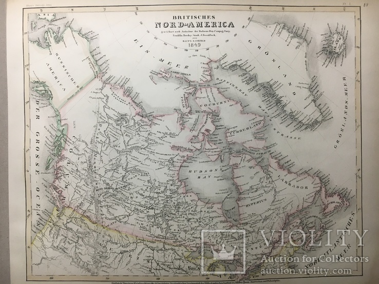 Карта Канада. 1849р. (лист 295*245), фото №4