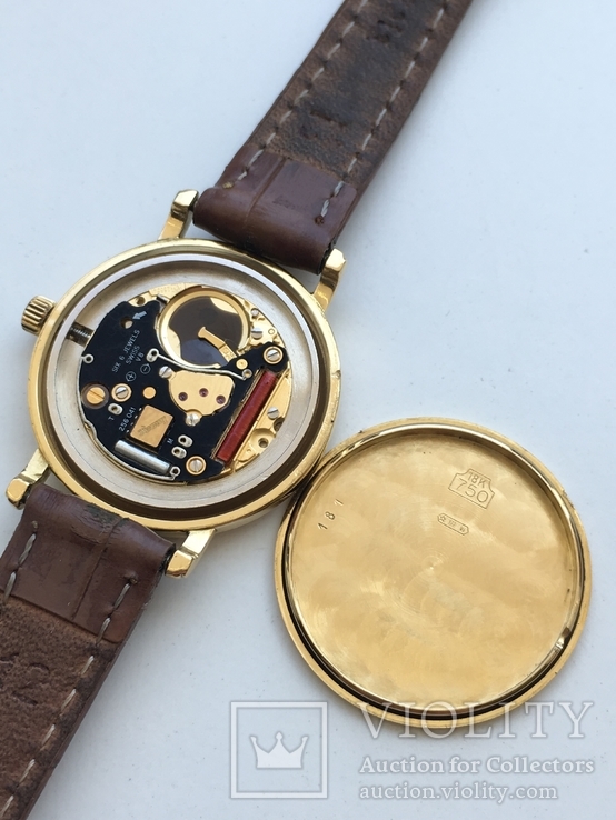 Годинник жіночий Eberhard&amp;Co ref.60019 Quartz,18k/750 gold, фото №7