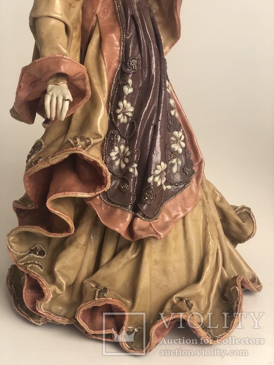  статуэтка папье-маше куклы ткани Kathi Urbach, фото №6