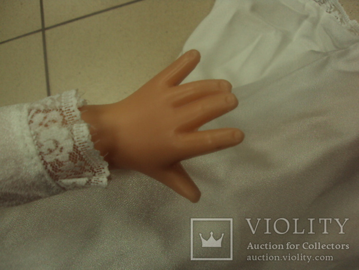 Кукла в платье невеста Наташа 74-75 см пластик ссср, фото №10