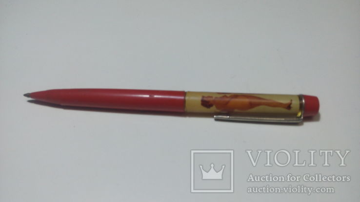 Шариковая ручка Советского периода с эротическим рисунком, фото №4
