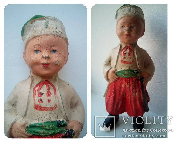 Старинная кукла казак украинец 40-50гг СССР, фото №2