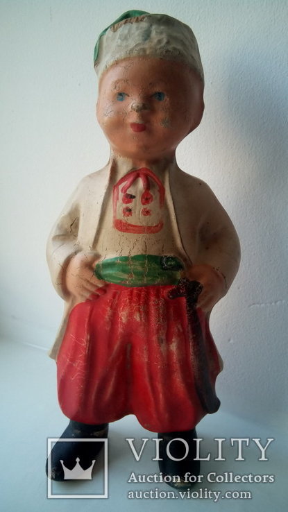 Старинная кукла казак украинец 40-50гг СССР, фото №3