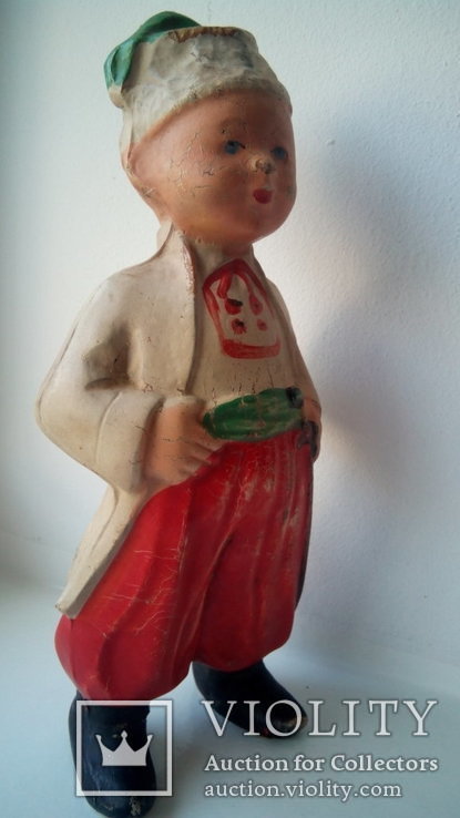 Старинная кукла казак украинец 40-50гг СССР, фото №6