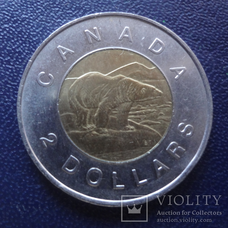 2 доллара  1996  Канада  (3.4.16)~, фото №2