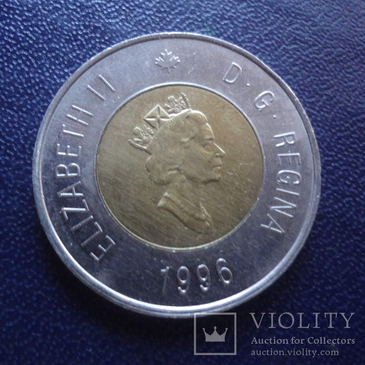 2 доллара  1996  Канада  (3.4.16)~, фото №3