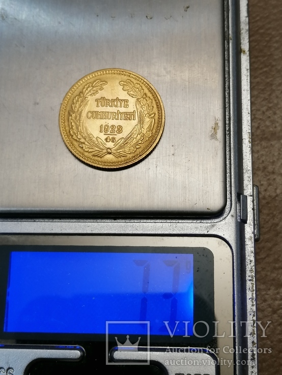 Турецкая золотая монета, фото №4