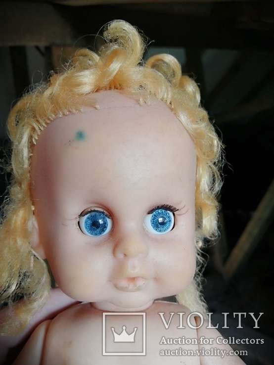 Кукла с голубими очима. СССР, фото №2