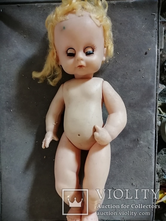 Кукла с голубими очима. СССР, фото №3