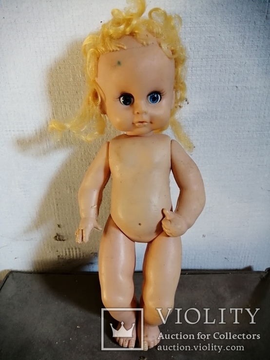 Кукла с голубими очима. СССР, фото №9