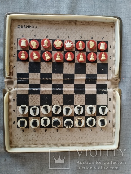 Шахматы дорожные на магнитах СССР