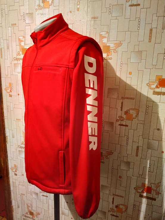 Куртка - жилет сноуборд DENNER софтшелл стрейч p-p XL(реально прибл. М), numer zdjęcia 3