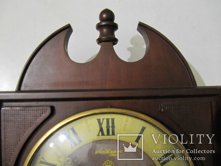 Часы настенные Антарес (Прибалтика) в деревянном корпусе., фото №4