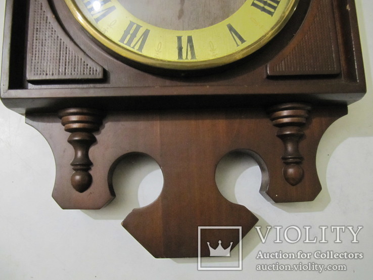 Часы настенные Антарес (Прибалтика) в деревянном корпусе., фото №5