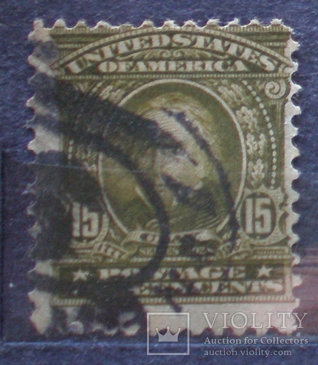 США 15 центов 1902 г