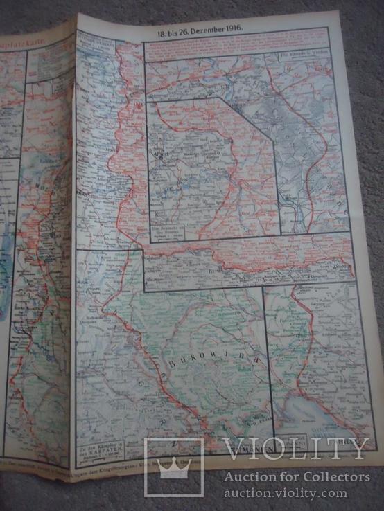 ПМВ  военная карта 1916 г   №116, фото №5