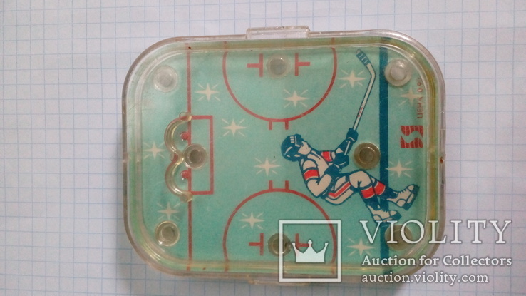 Игрушки СССР Карманная игра Хоккей Буллит, фото №2