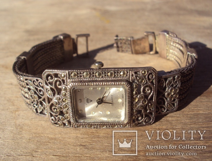 Серебряные женские часы., фото №2