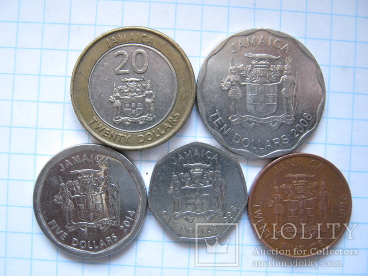 Монеты Ямайка, фото №3