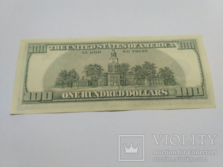 100 долларов 1996, фото №3