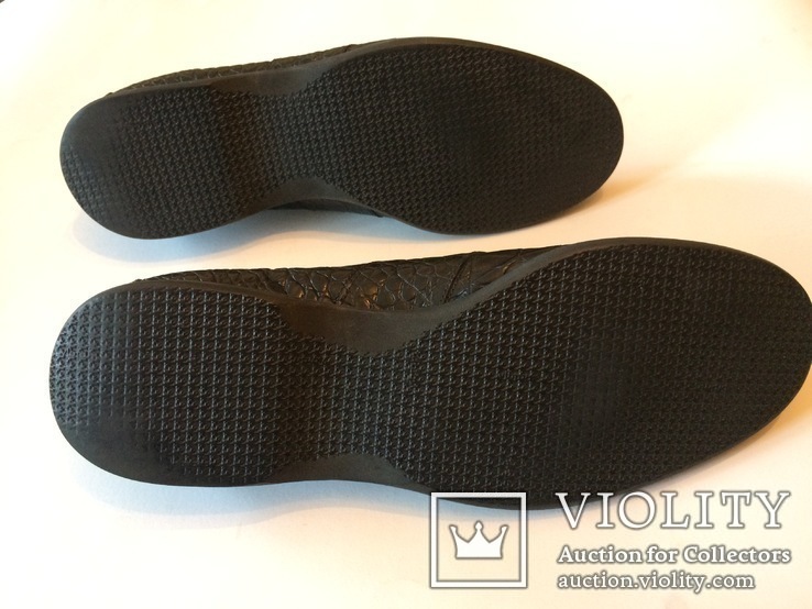 Туфли мужские из кожи крокодила, 45 размер, фото №9