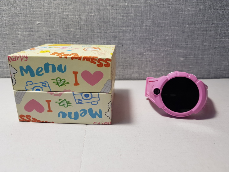 Детские телефон часы с GPS трекером Q360 Pink (код 2), numer zdjęcia 2
