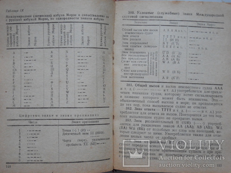 1940 г. Правила наблюдения и связи Рабоче-Крестьянского Военно-Морского флота, фото №7