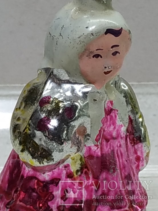 Елочная игрушка" Девочка с цветами ", фото №9