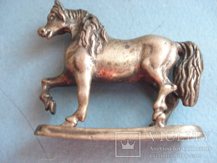 Серебряная статуэтка лошади., фото №2