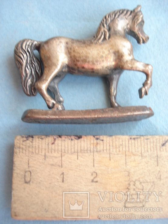 Серебряная статуэтка лошади., фото №9