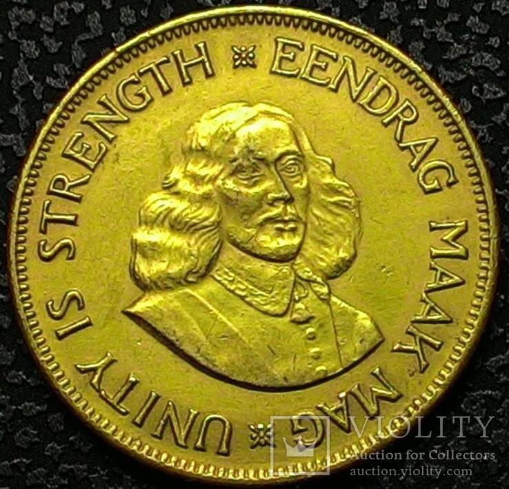 ЮАР 1 цент 1961 г., фото №2