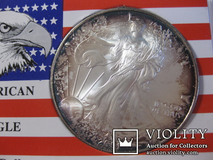 American Eagle Silver Dollar 2001, фото №3