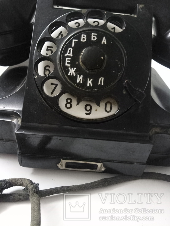 Телефон карболовый 1955, фото №4