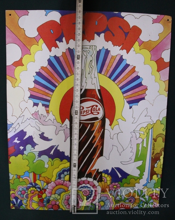 Большая табличка Реклама Pepsi-Cola Металл, фото №11
