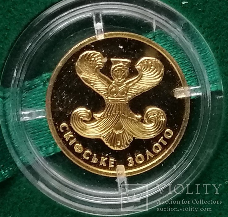 2 гривні 2008 року, «Скіфське золото, Богиня Апі», сертифікат, special uncirculated, фото №3