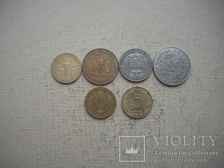 Монеты Африки.Западная Африка!, фото №2