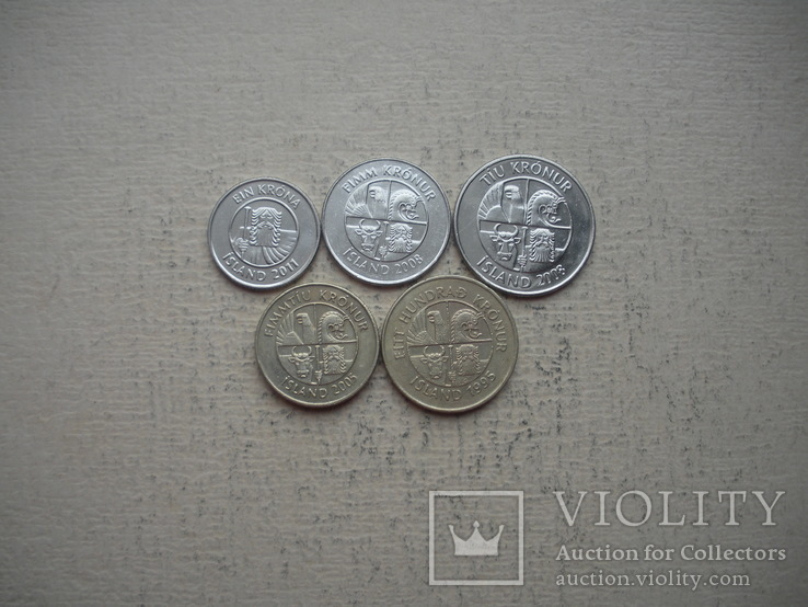 Монеты островных государств.Исландия.Фауна!, фото №3