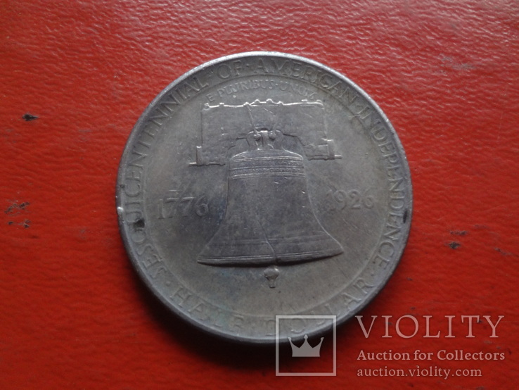 50  центов 1926  США серебро 150 лет независимости (4.4.10)~, фото №5