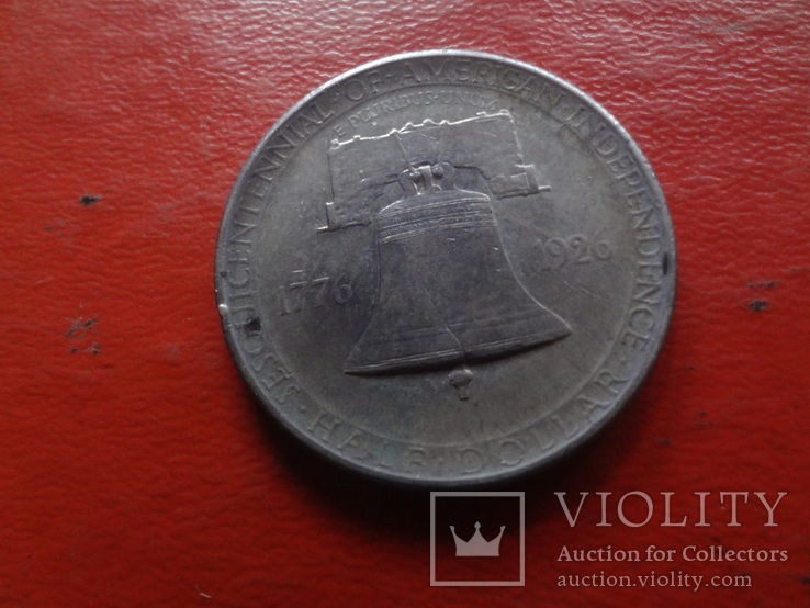 50  центов 1926  США серебро 150 лет независимости (4.4.10)~, фото №6
